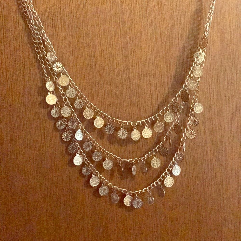 Gold gypsy necklace